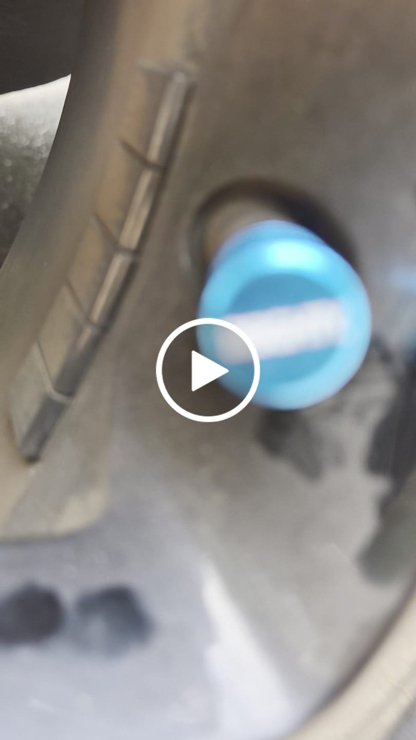 Customer video review of 80Eighty® Teal Valve Stem Caps
