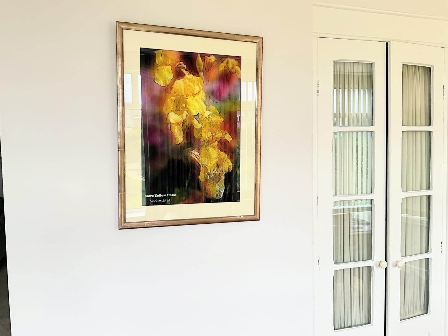 Customer photo review of Square Giclée Art Print