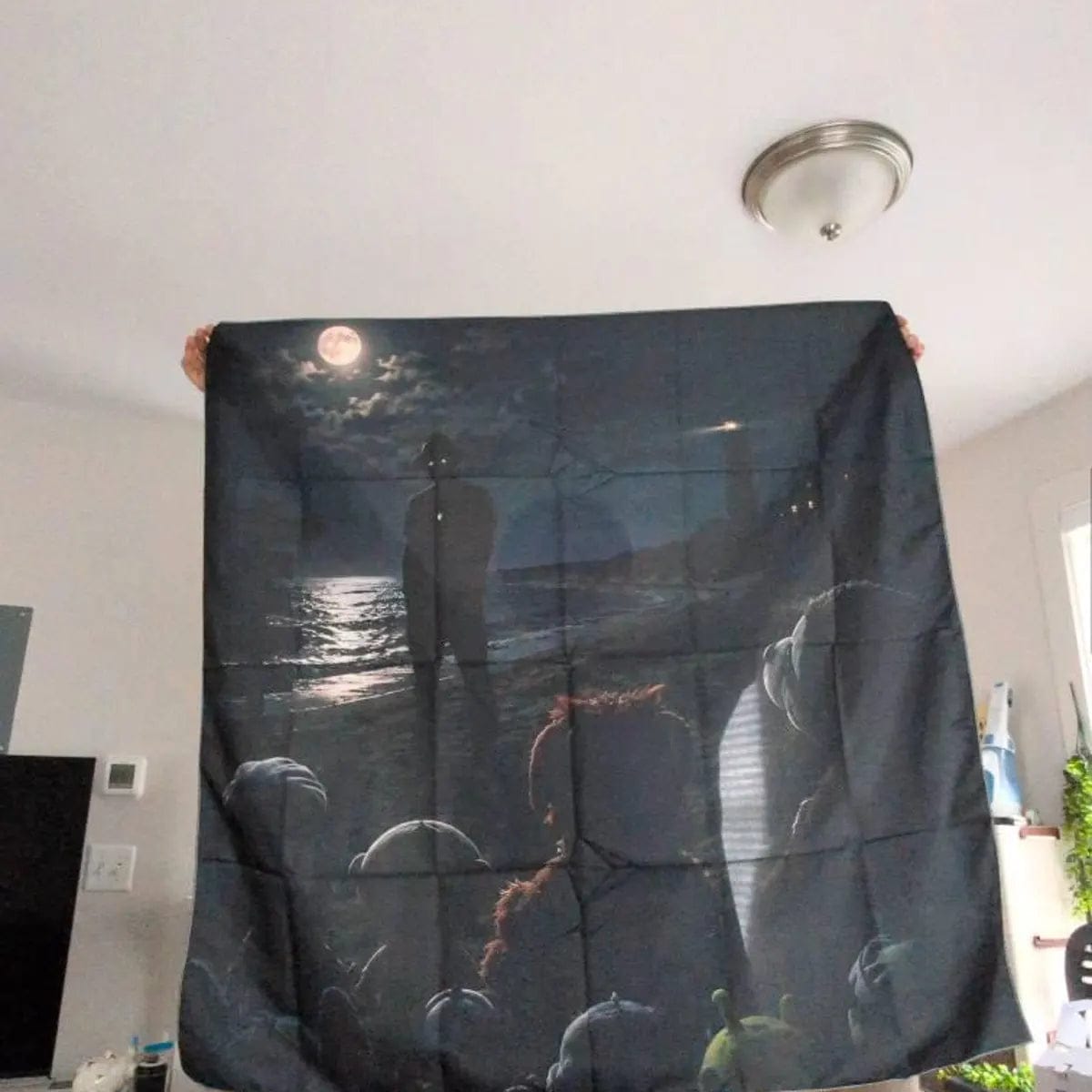 Customer photo review of Kişiye Özel Duvar Örtüsü