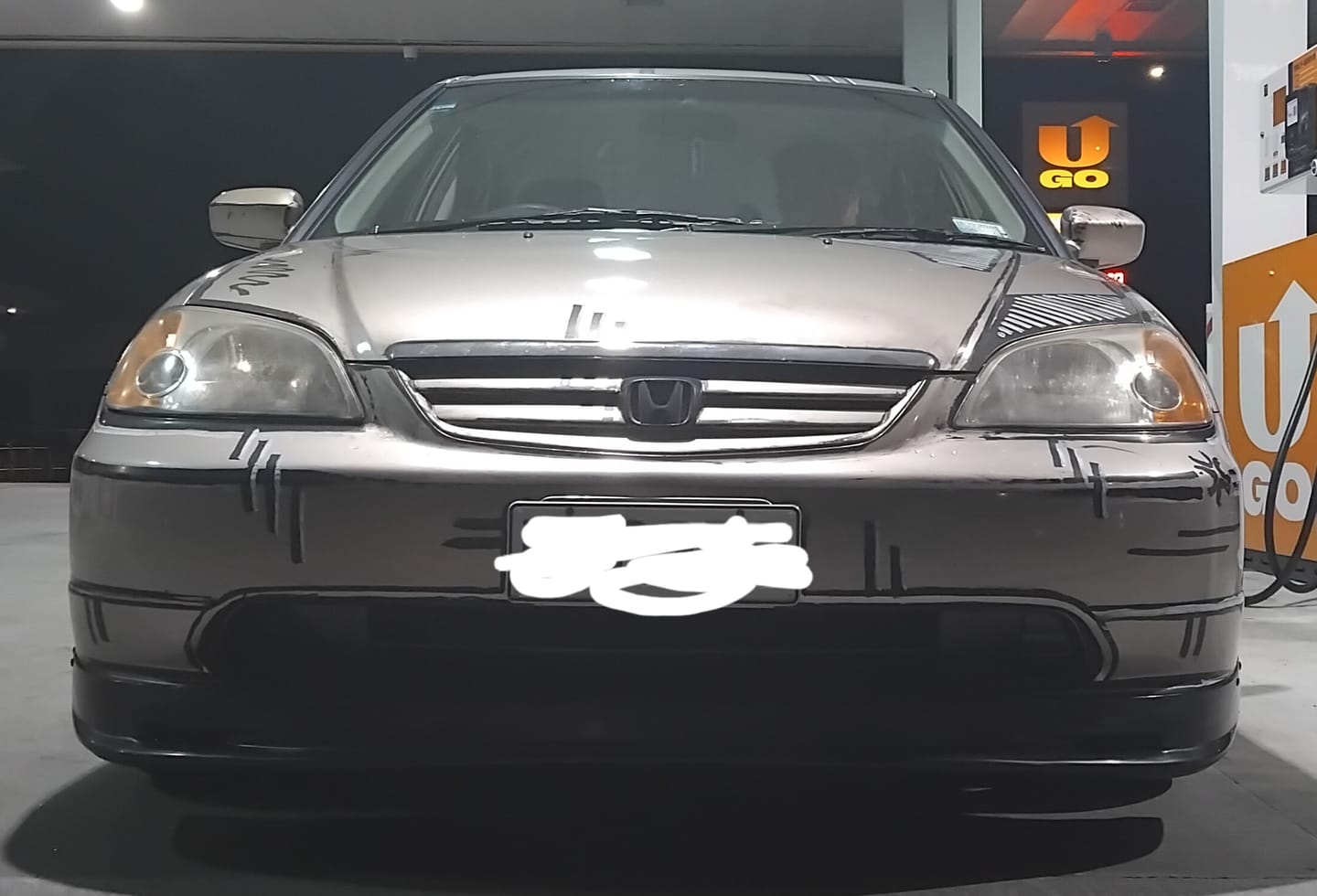 Customer photo review of Honda Civic EK Front Lower Lip - PP Plastic