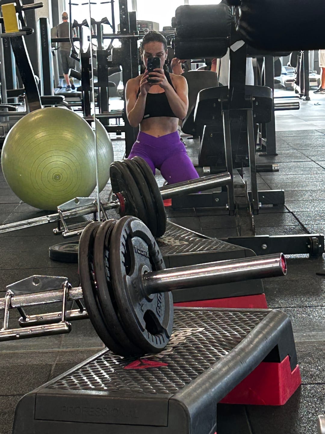 Customer photo review of Leggings Push Up Venere Violet
