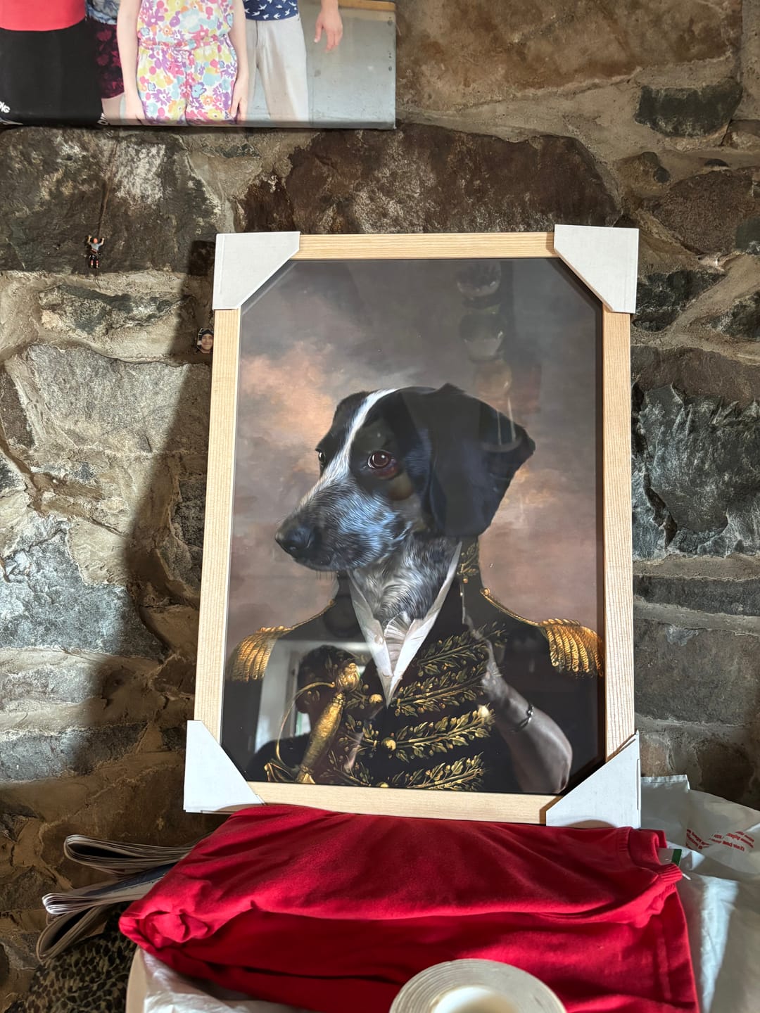 Customer photo review of The General Custom Pet Portrait