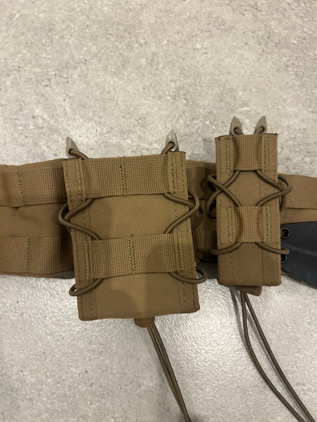 Customer photo review of Warrior Assault Rapid Pistol Mag Pouch | Coyote Tan
