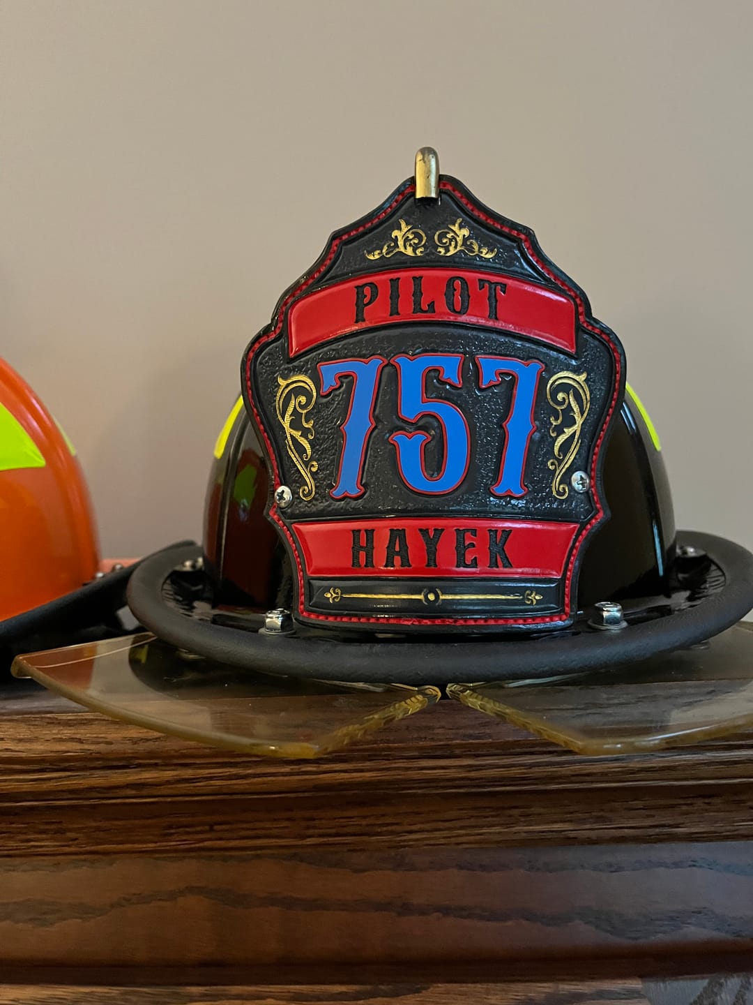 Customer photo review of Backdraft Fire Helmet Front