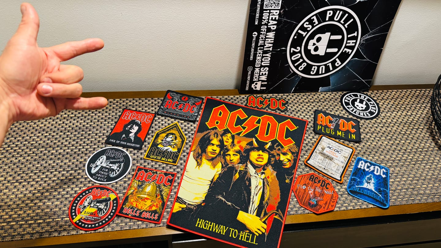 Customer photo review of AC/DC - Fly On the Wall - Patch