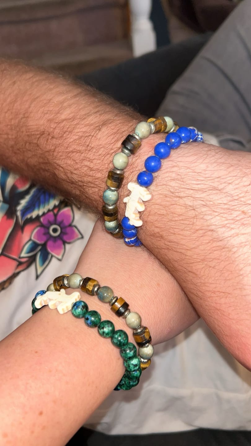 Customer photo review of The Shark Week Bracelet