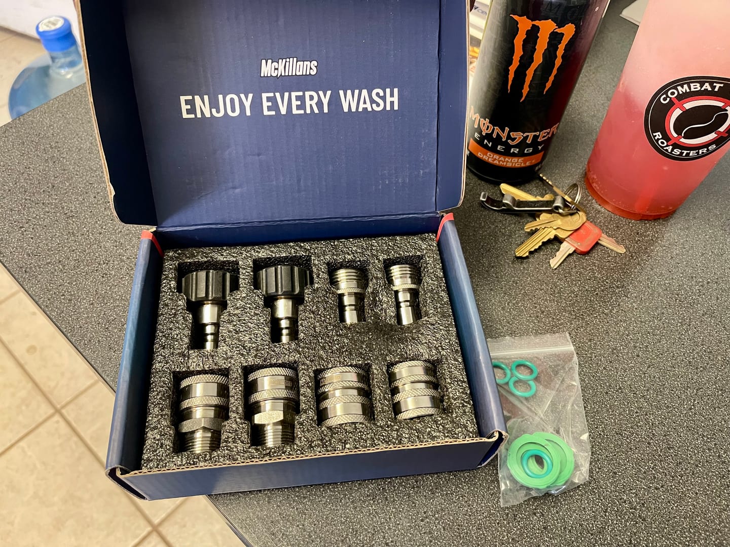 Customer photo review of Stainless Quick Connect Kit