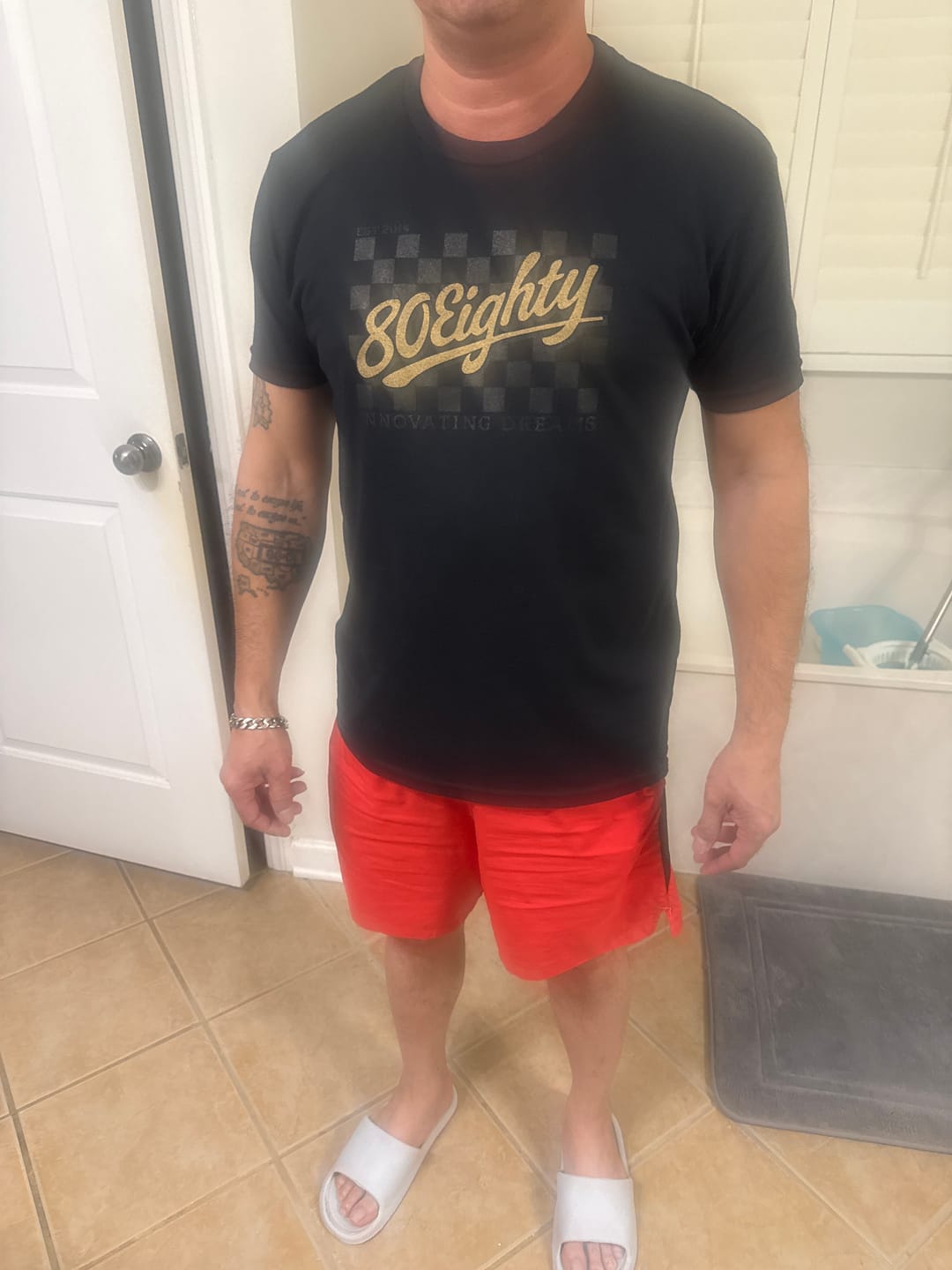 Customer photo review of 80Eighty® Golden Checkered Shirt