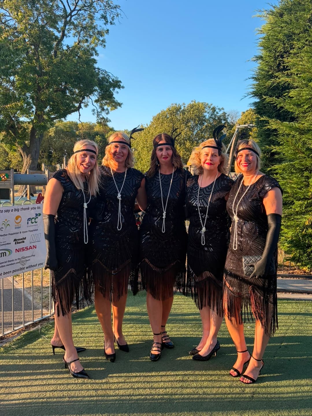 Customer photo review of 1920s Black Mable Flapper Dress