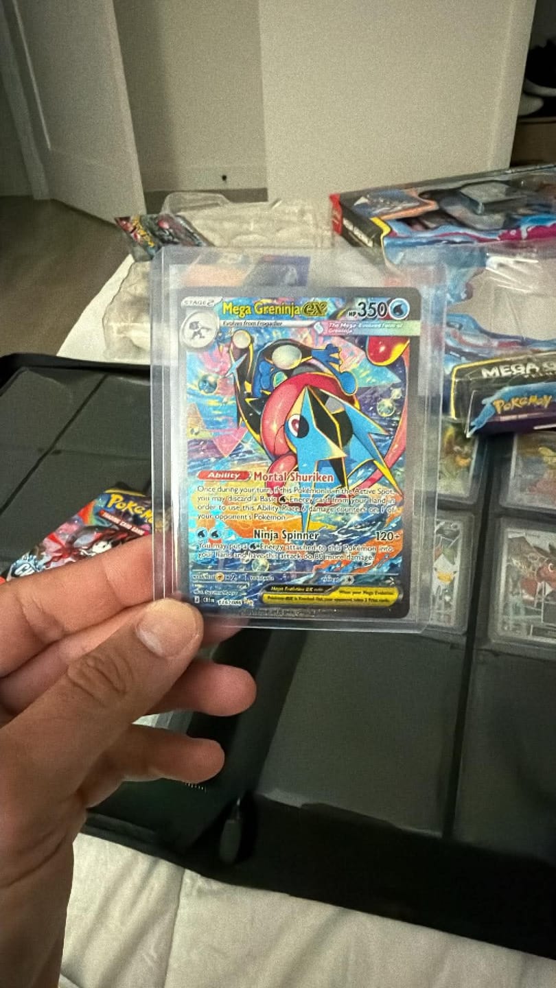 Customer photo review of Mega Greninja ex Premium Collection
