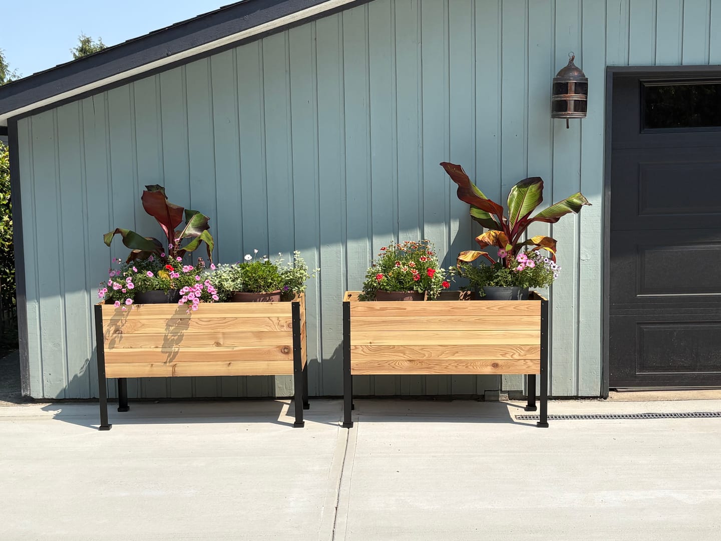 Customer photo review of Anniversary Sale | 18” x 48” Raised Garden Bed