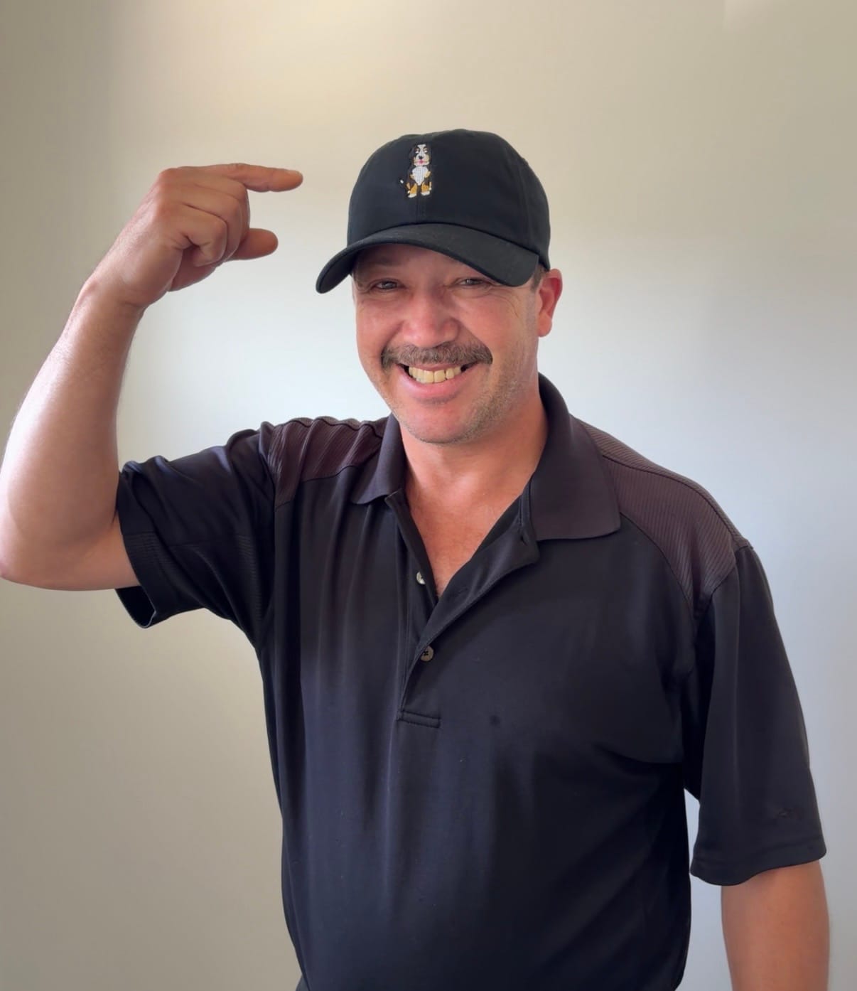 Customer photo review of Bernedoodle Embroidered Hat