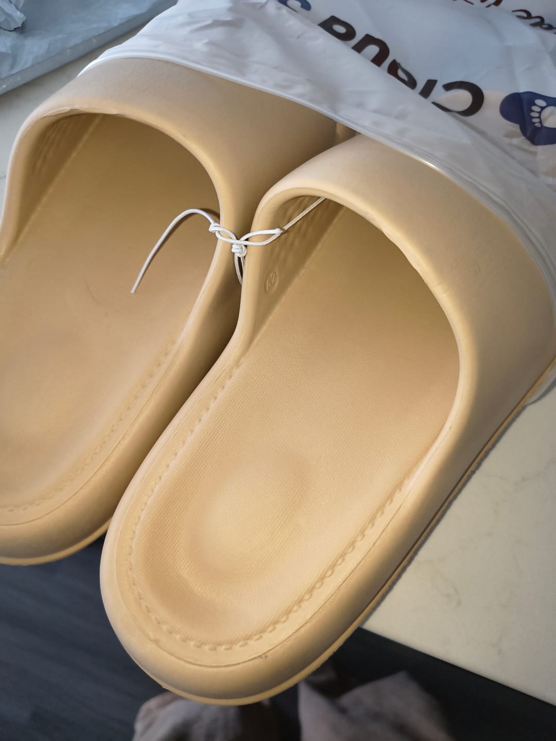 Customer photo review of Cloud Slides - Plush Dream