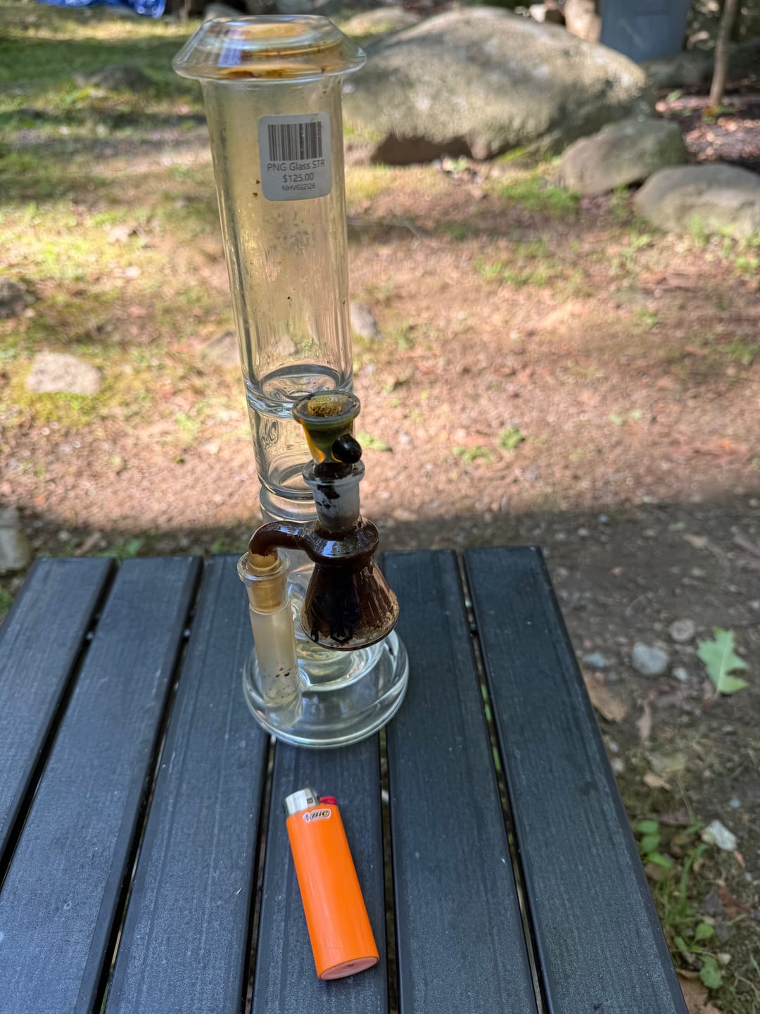 Customer photo review of HONEYBEE HERB BEAKER BASE GLASS DRY ASH CATCHER