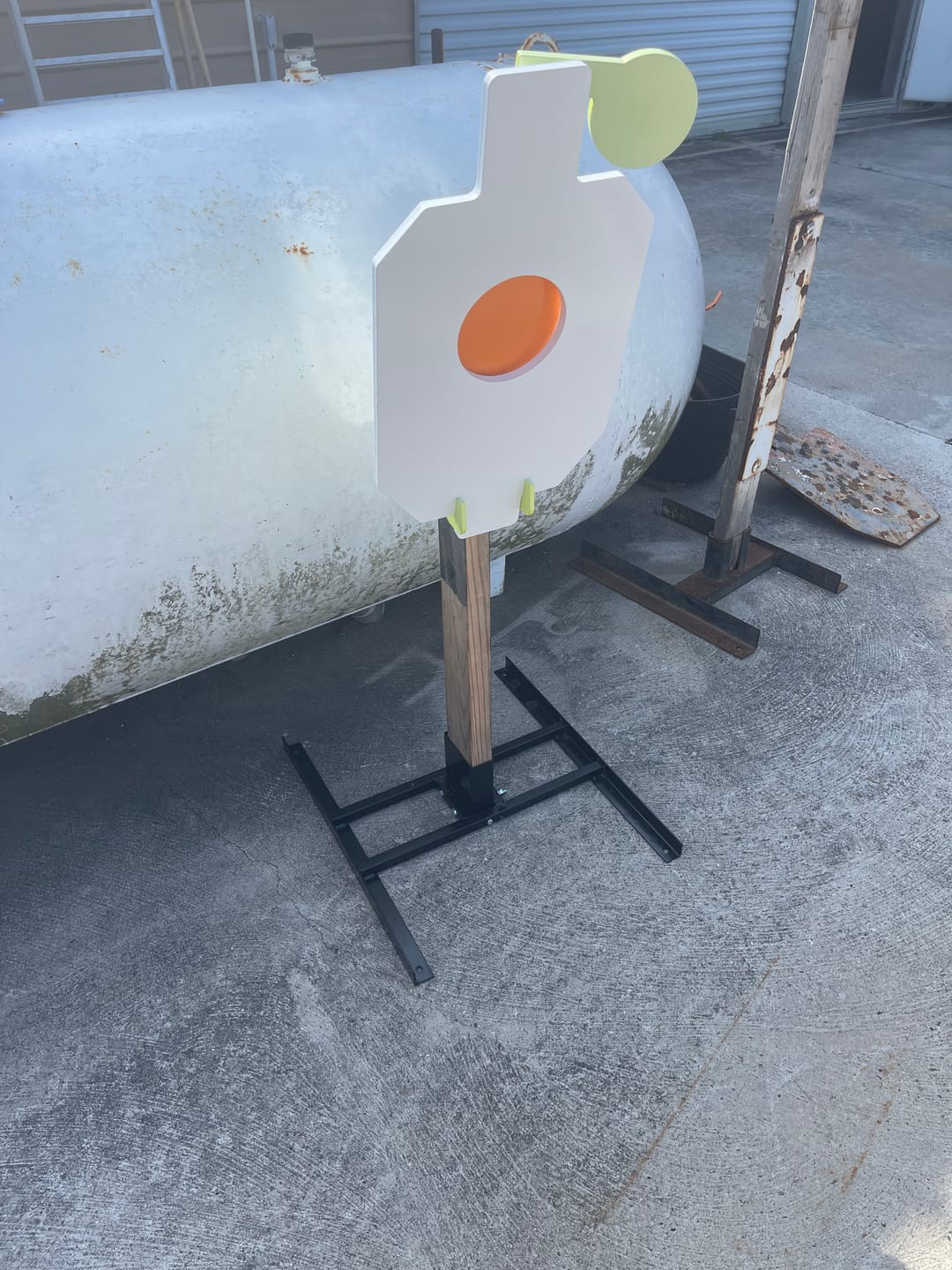 Customer photo review of Double T-Shaped 2X4 Target Stand Base