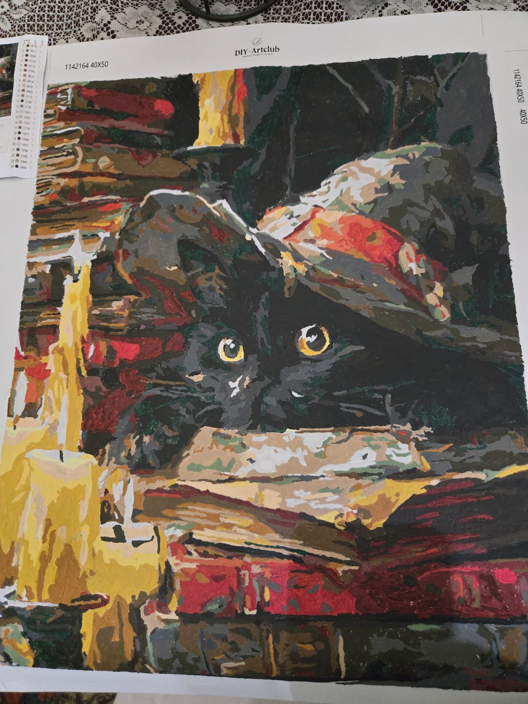 Customer photo review of Spells keeper | Paint by Number