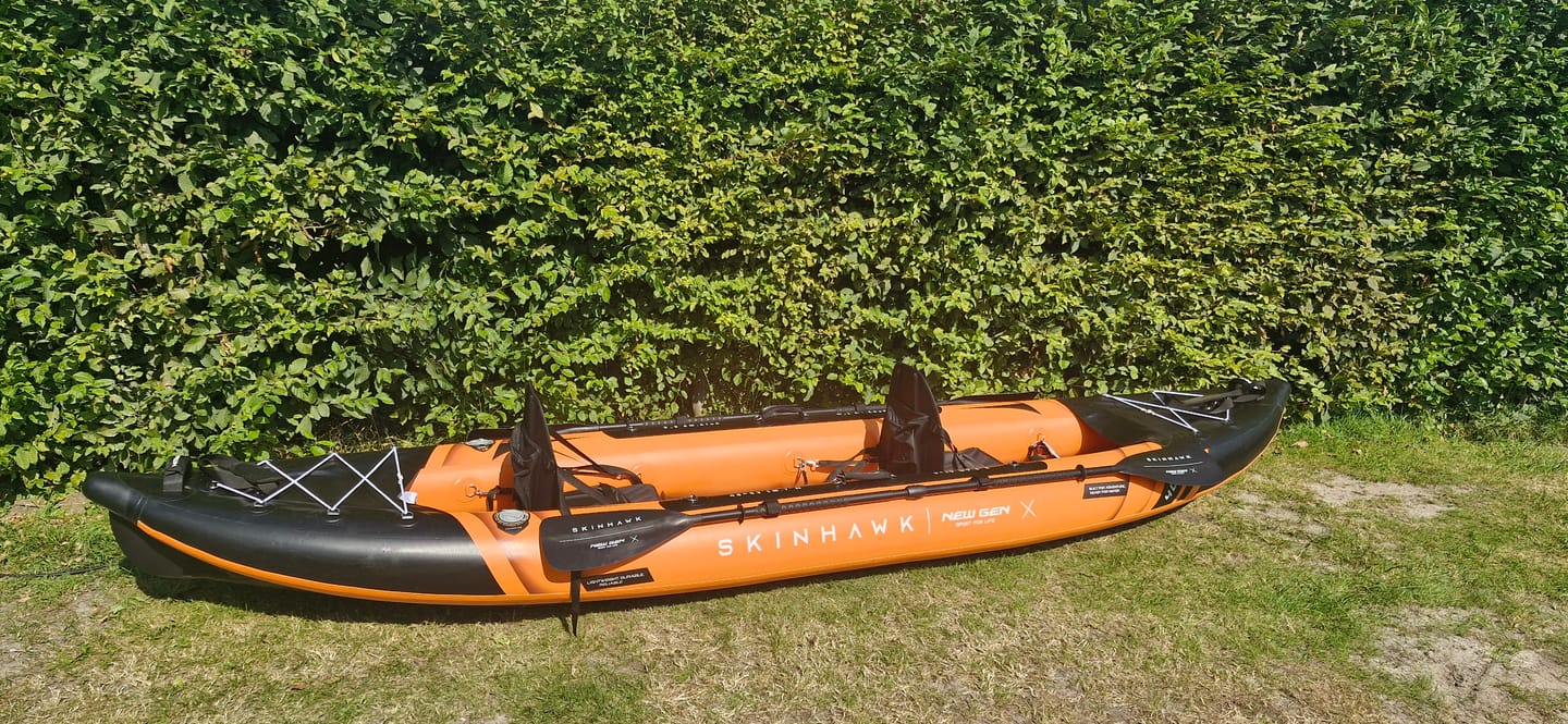 Customer photo review of SKINHAWK 2ER PRESTIGE KAJAK 400 CM ORANGE