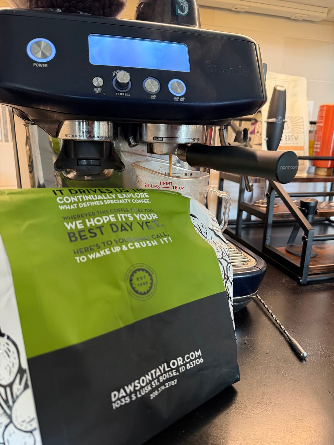 Customer photo review of Espresso Primo
