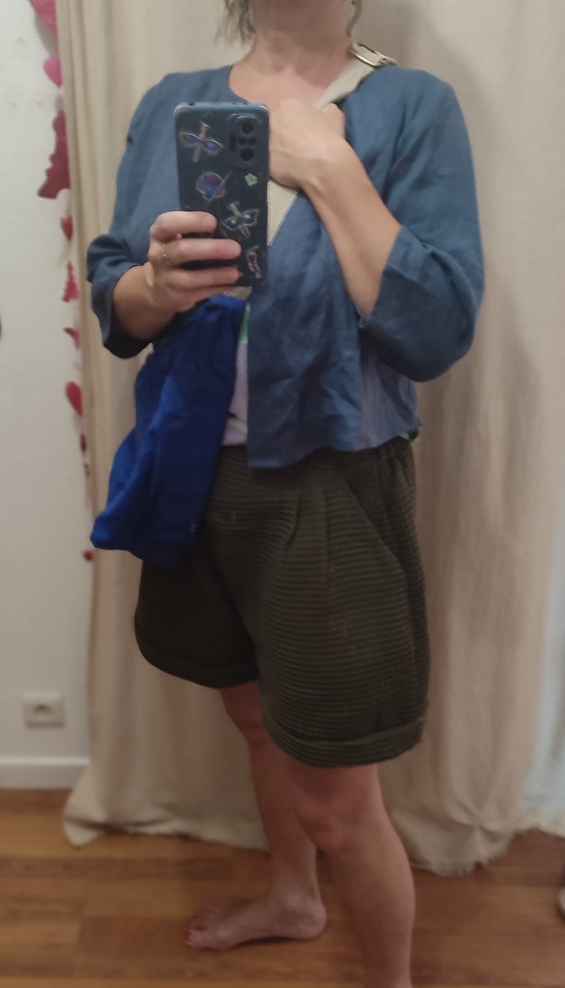 Customer photo review of Boléro Ange - lin bleu jean