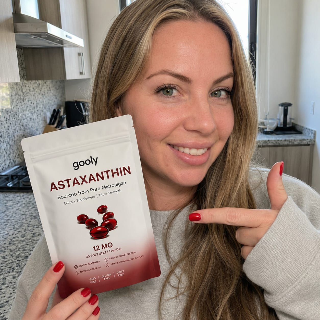 Customer photo review of Astaxantina 12 mg