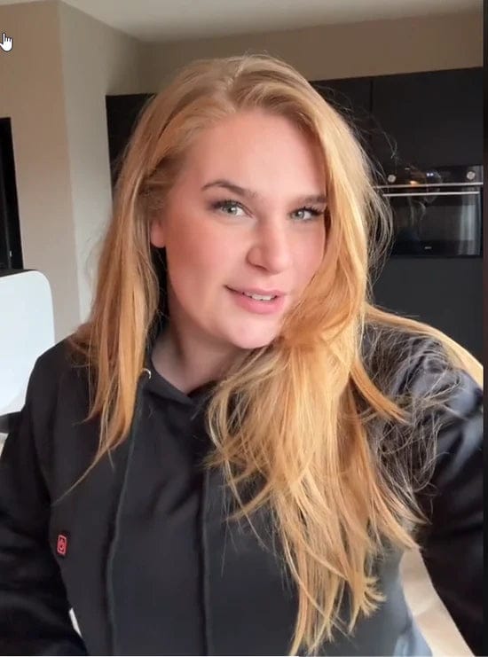 Customer photo review of Heatable Hoodie