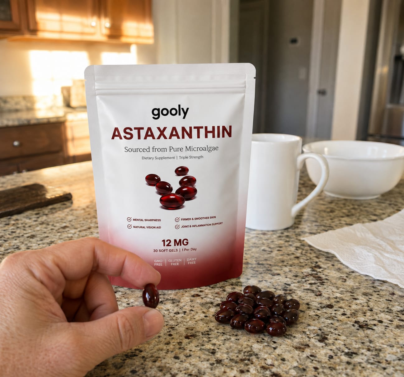 Customer photo review of Astaxantina 12 mg