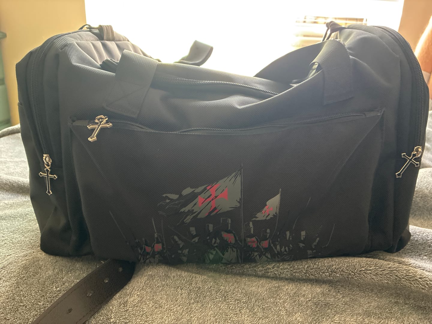 Customer photo review of Crusader Duffel Bag