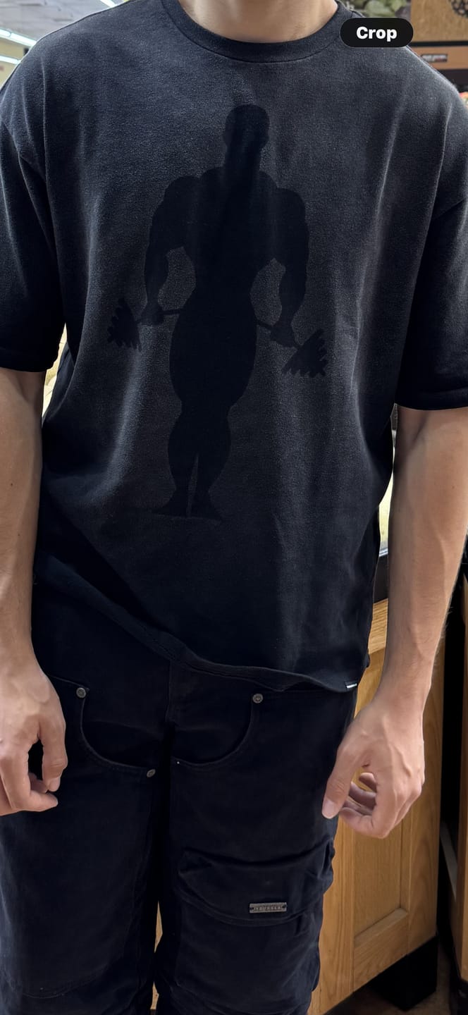 Customer photo review of 4285 - Gold's Iron Legacy Shadow Tees