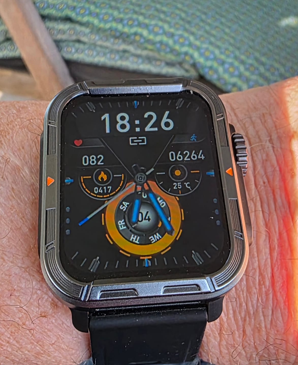 Customer photo review of BEARSCOME VEE PRO Rugged Sports Smartwatch for Body composition /ECG/ Blood sugar/Blood pressure/heart rate monitoring