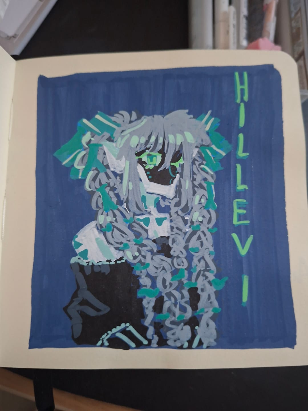 Customer photo review of Ohuhu Kahuku Series Direct-ink Acrylic Paint Markers