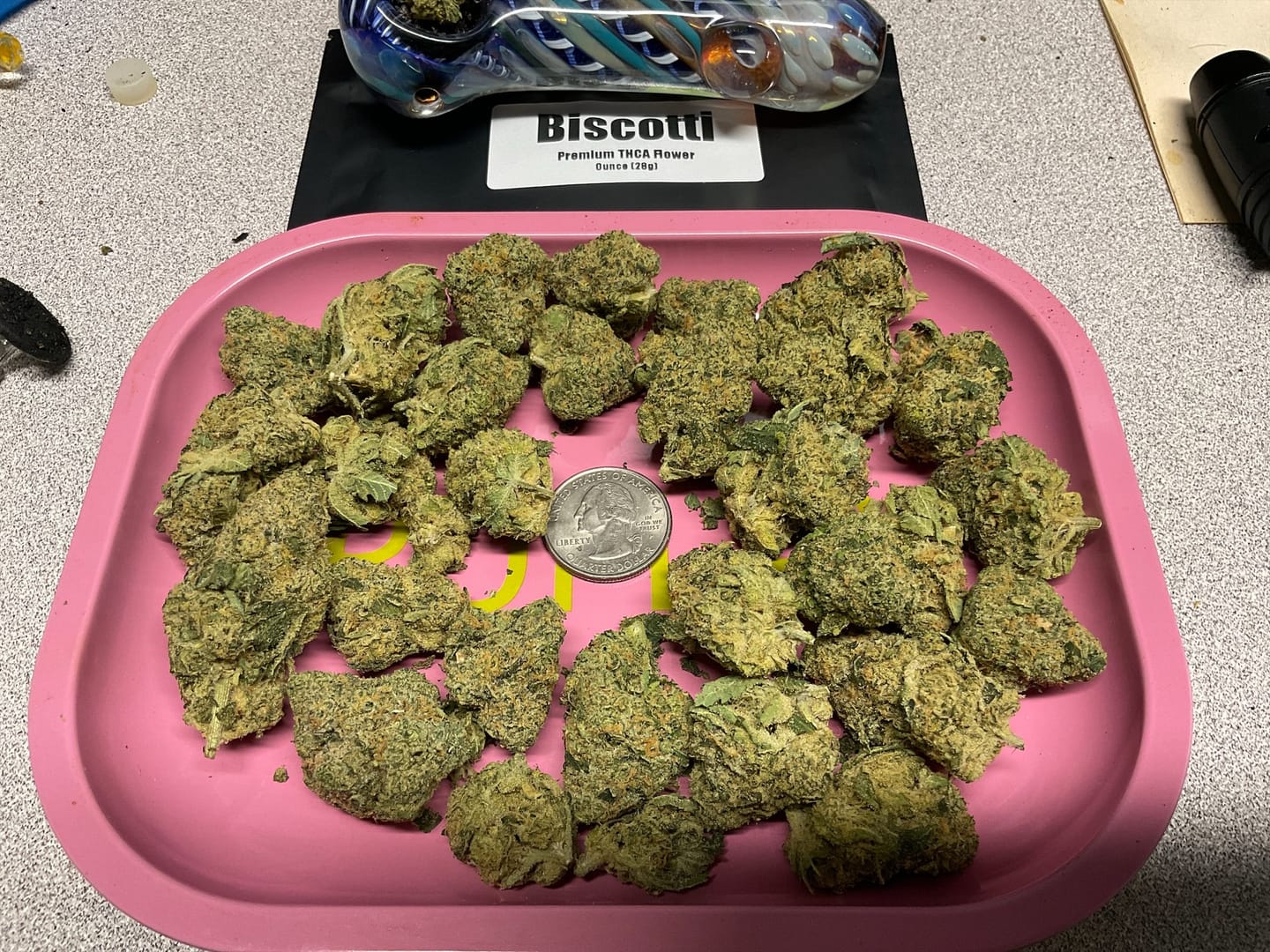 Customer photo review of Biscotti THCA Flower (Premium)
