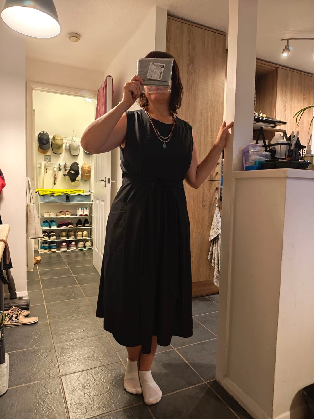 Customer photo review of Plain Linen Viscose Blend Fabric