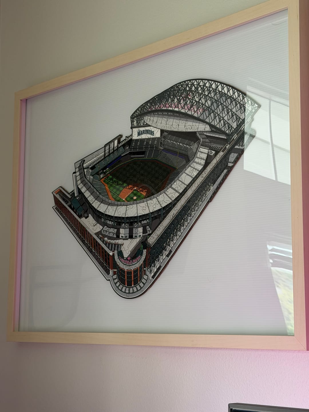 Customer photo review of Seattle Mariners™ T-Mobile Park Wooden Puzzle