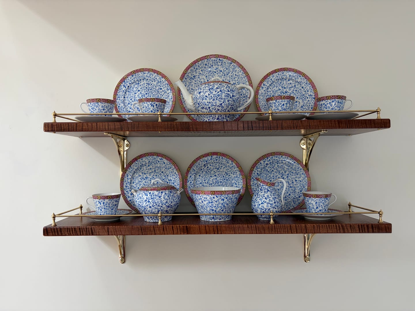 Customer photo review of Arched Shelf Bracket - Unlacquered Polished Brass