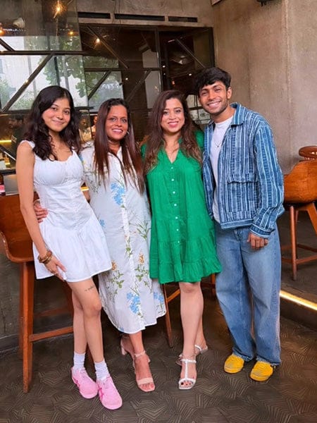 Customer photo review of Anna Forest Green Cotton Midi Dress