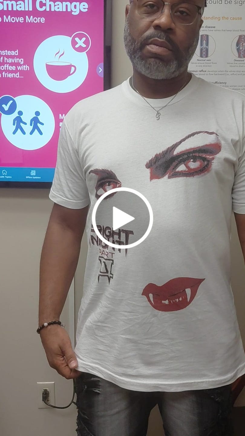 Customer video review of FRIGHT NIGHT PART 2 - T-SHIRT
