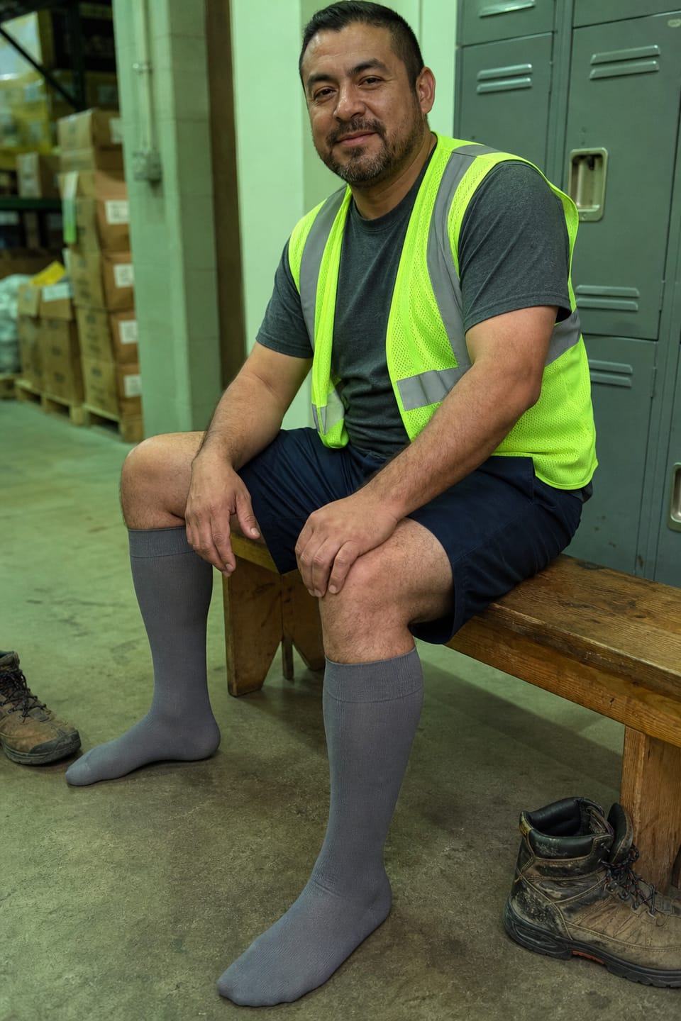Customer photo review of Compression Socks for Men Everyday