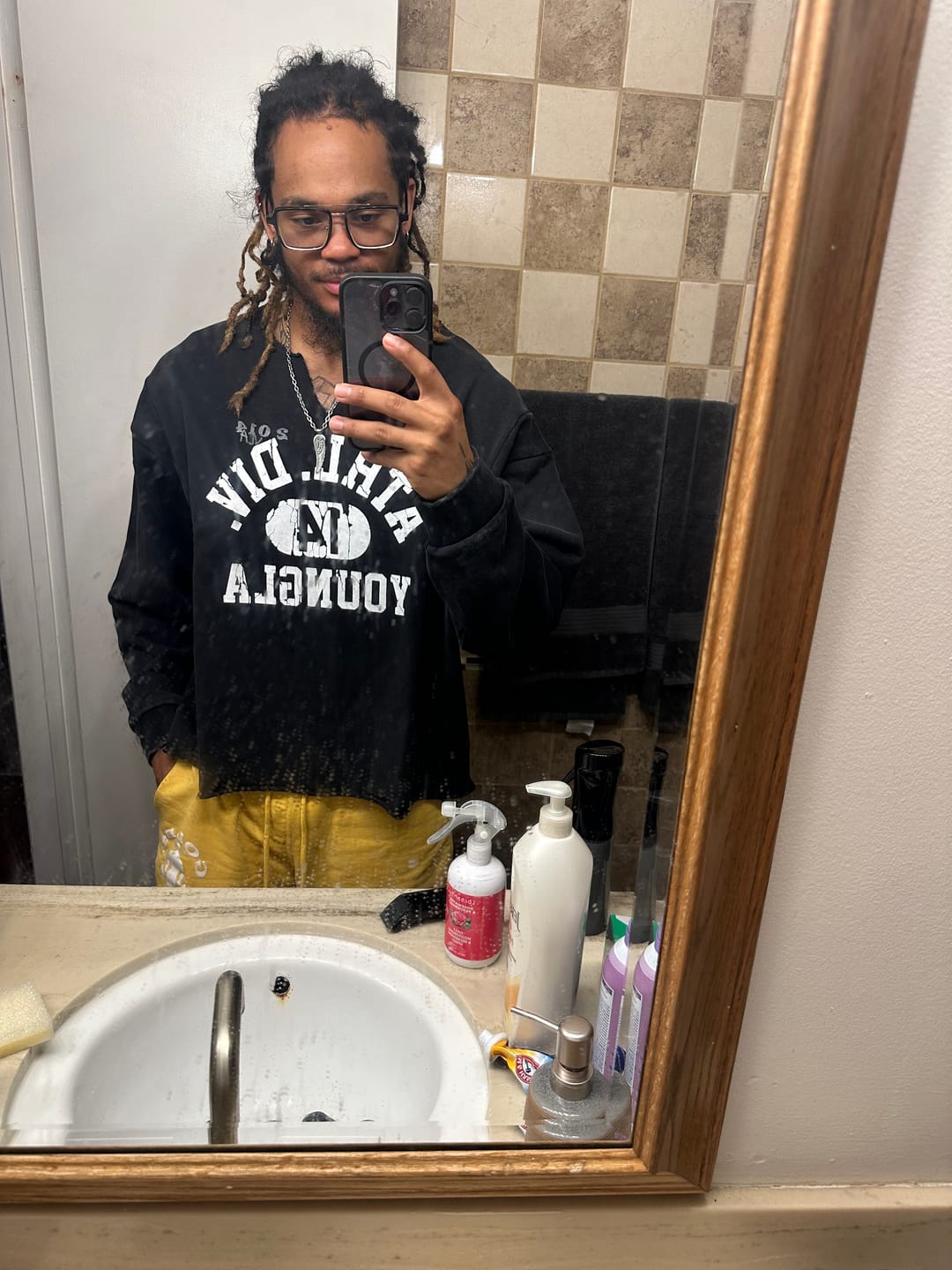 Customer photo review of 8098 - Golden Era Pump Cover Crewneck