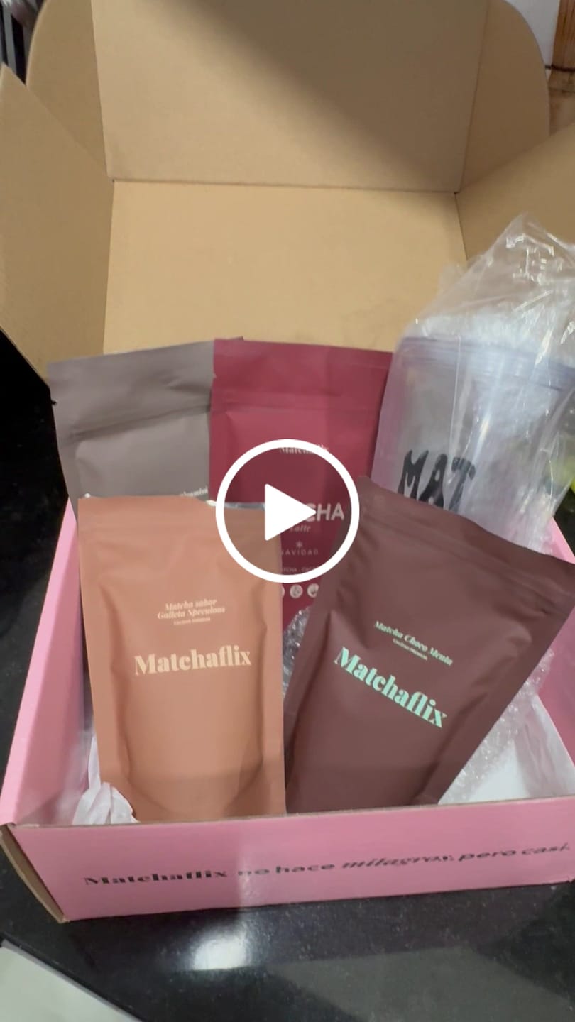 Customer video review of Té Matcha Premium Galleta Speculoos liquidación