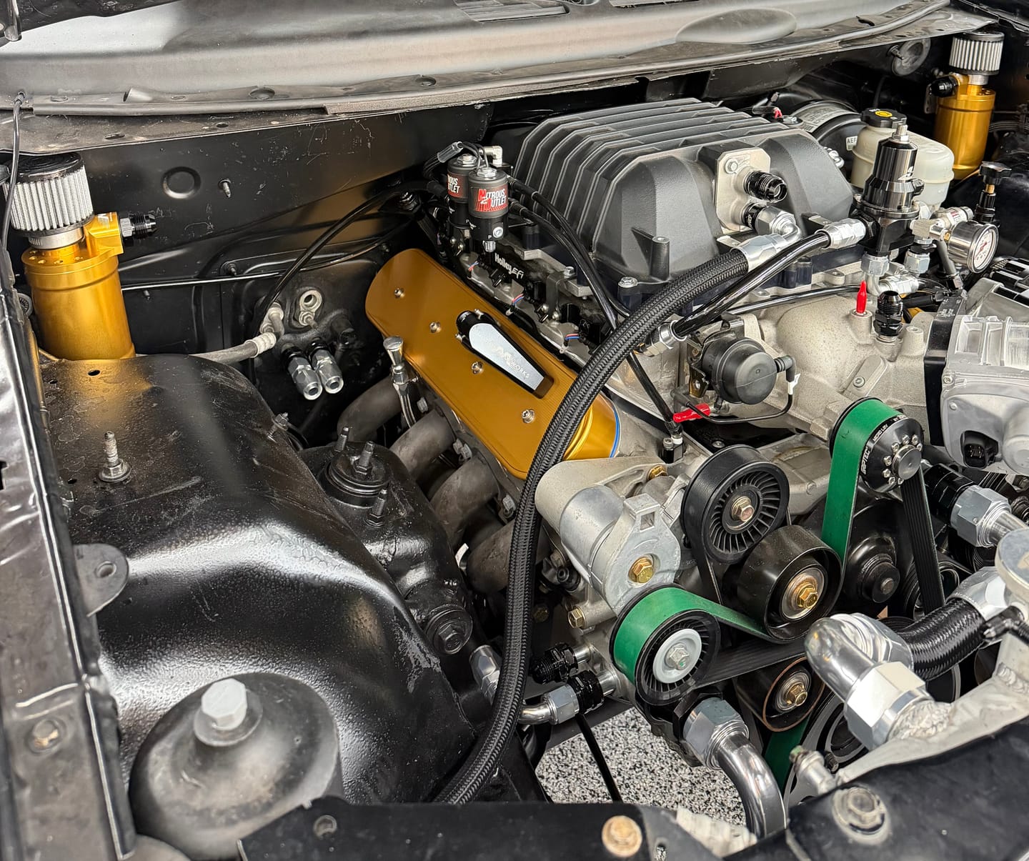 Customer photo review of Motion Billet Gen 4 Billet Valley Cover (Black Anodized) 10-10033BLK