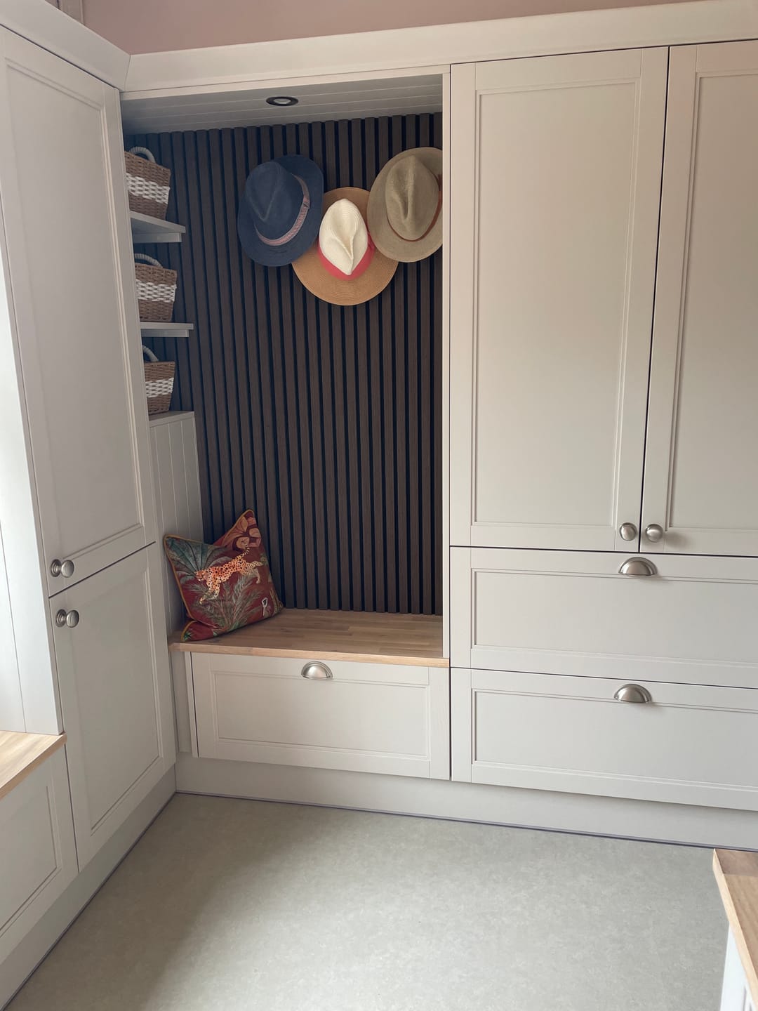 Customer photo review of Acoustic Slat Panel - Smoked Walnut