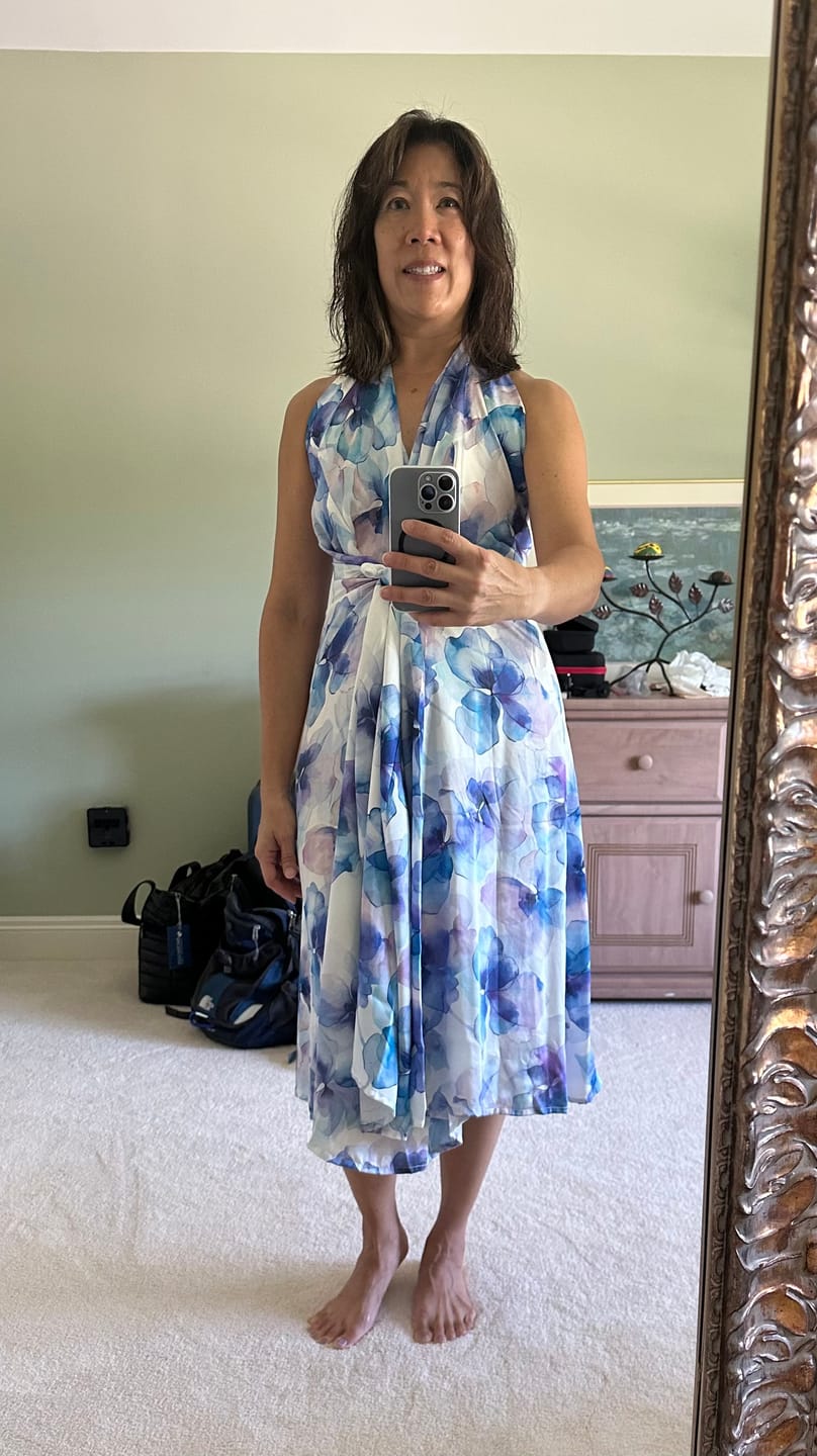 Customer photo review of Show Skirt - Azzurra Bloom