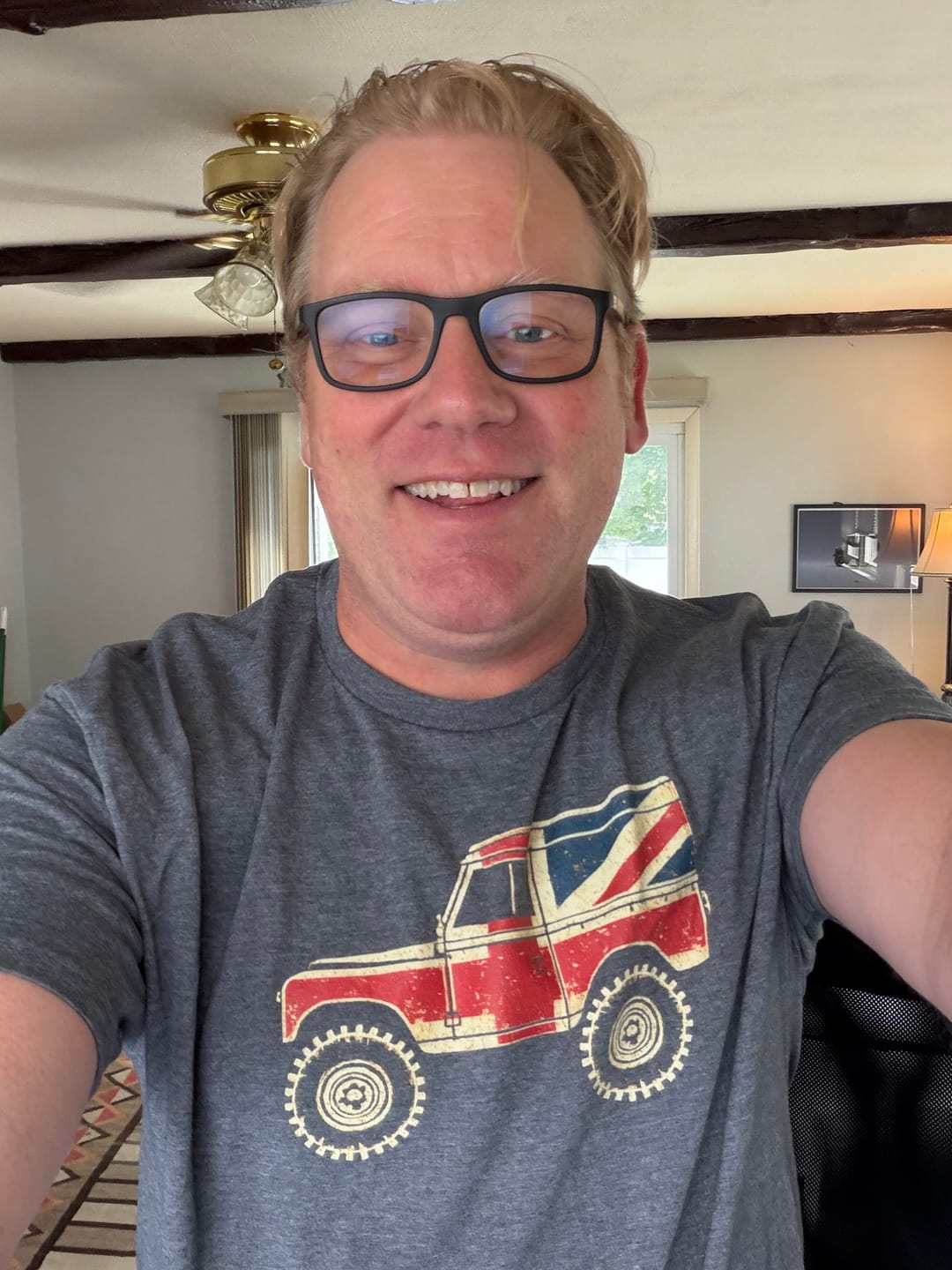 Customer photo review of Union Jack Landy T-Shirt
