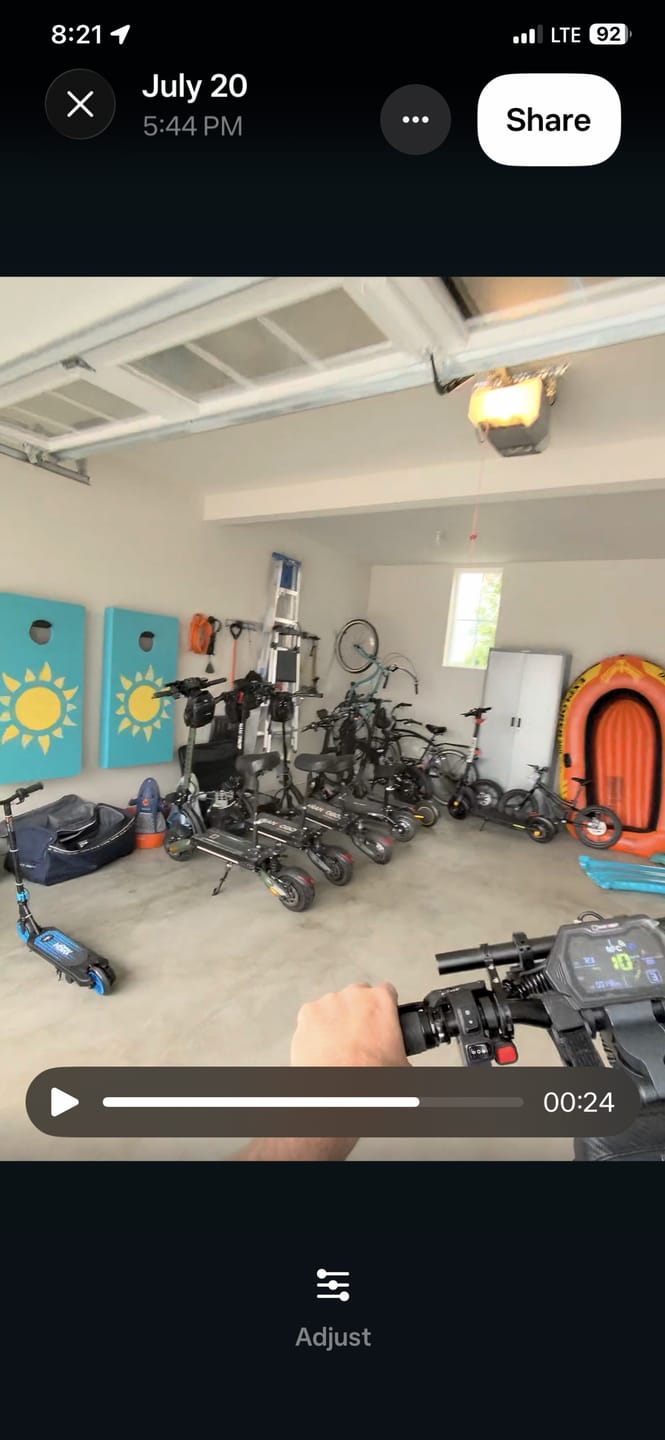 Customer photo review of NANROBOT Electric Scooter Brake Pads