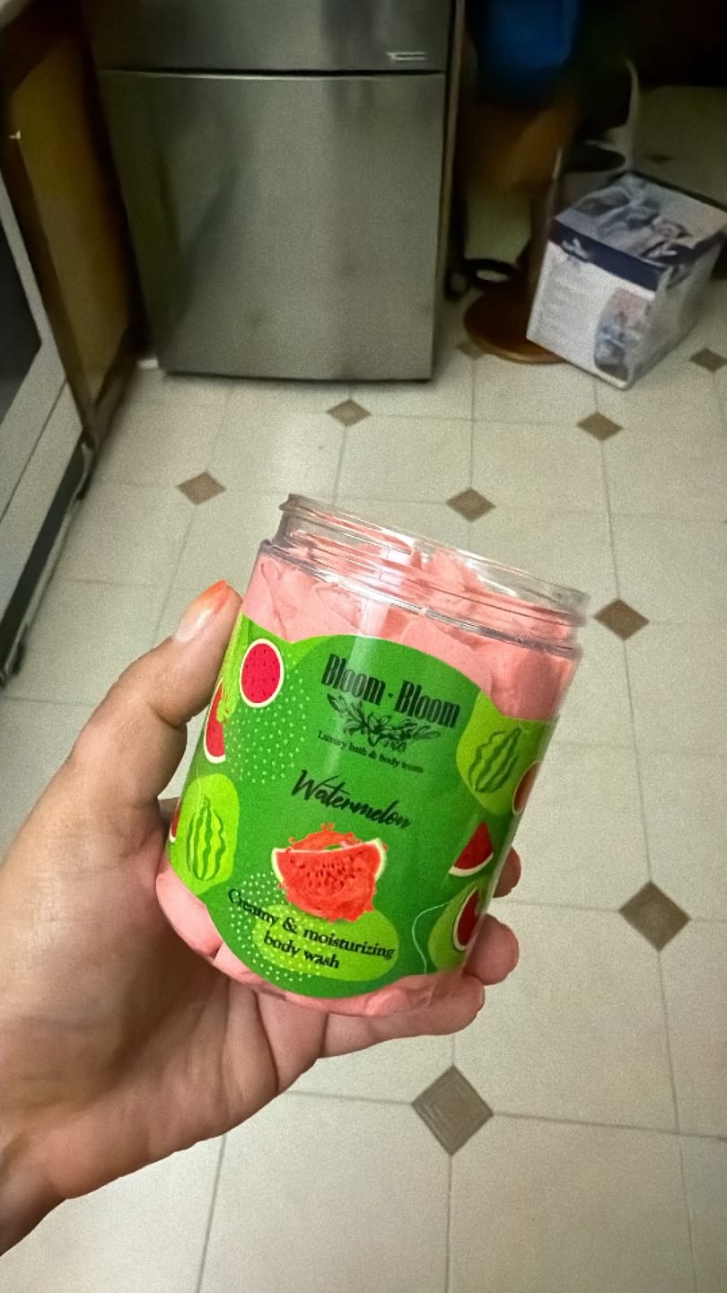 Customer photo review of Σαπουνοπαγωτό Καρπούζι | Κρεμώδες Αφρόλουτρο με Βούτυρο Καριτέ | 250gr