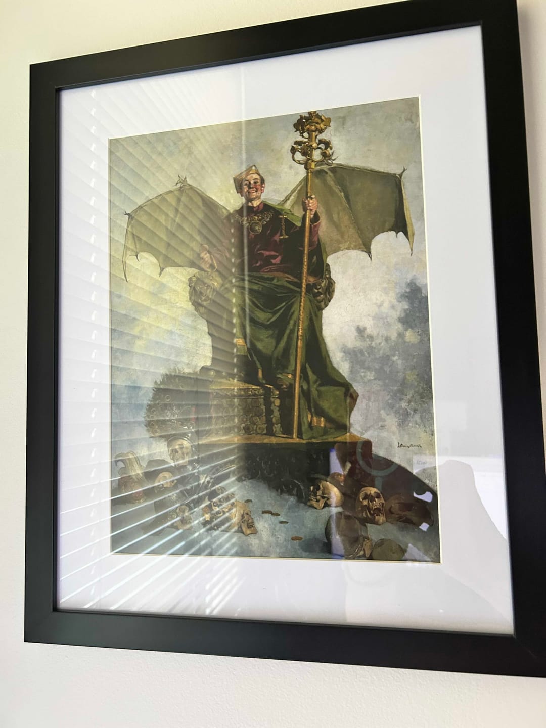 Customer photo review of Allegory of Satan (Lord of the World) | Ludwik Stasiak | c. 1900