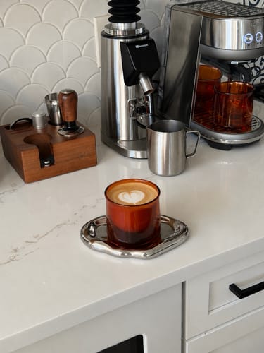 Customer photo review of FLUR Latte XL Glasses