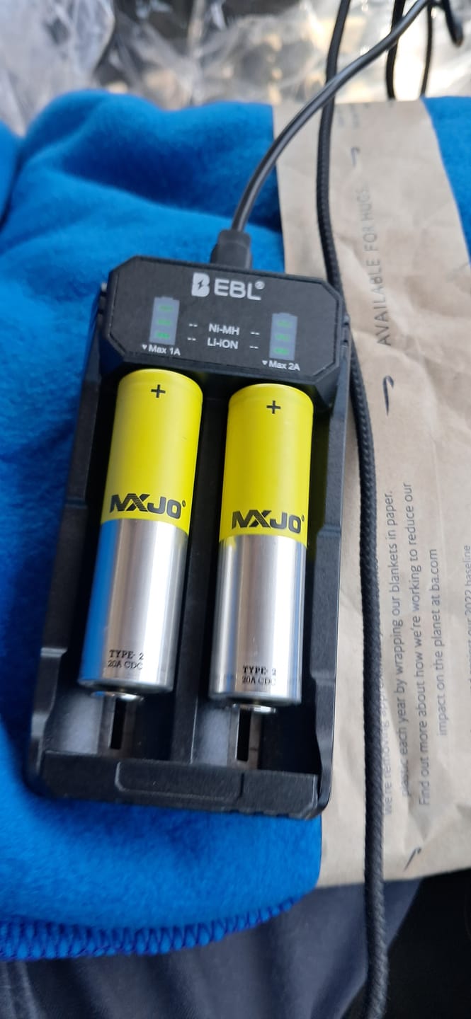 Customer photo review of MXJO 18650 3000mAh 20A Battery