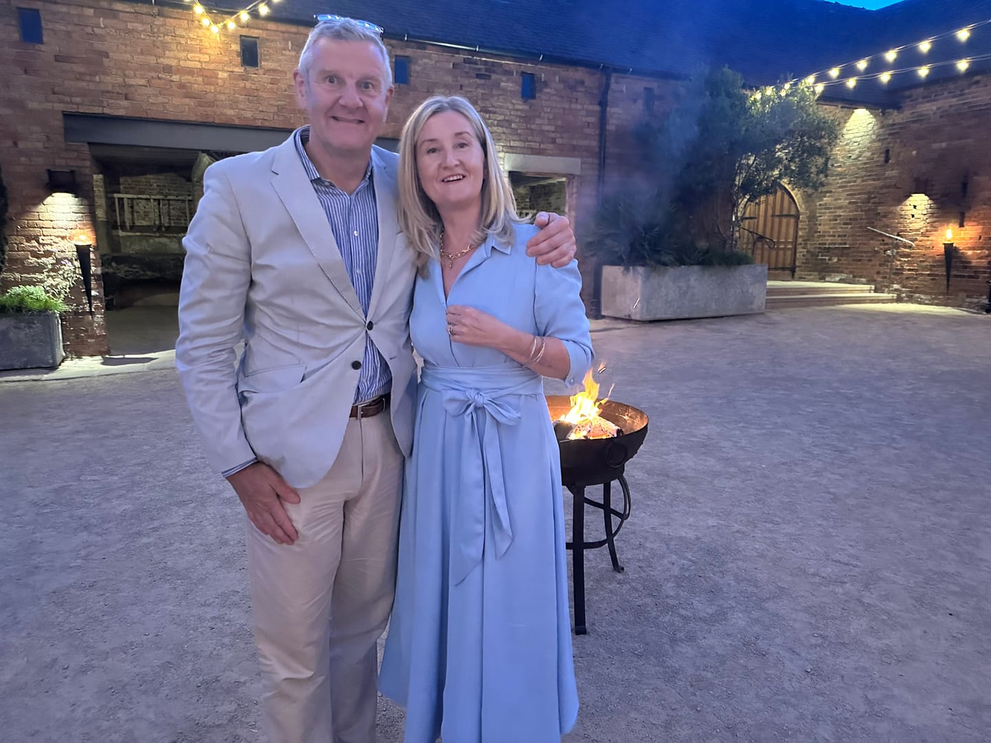 Customer photo review of 'Suzannah' in Pale Blue