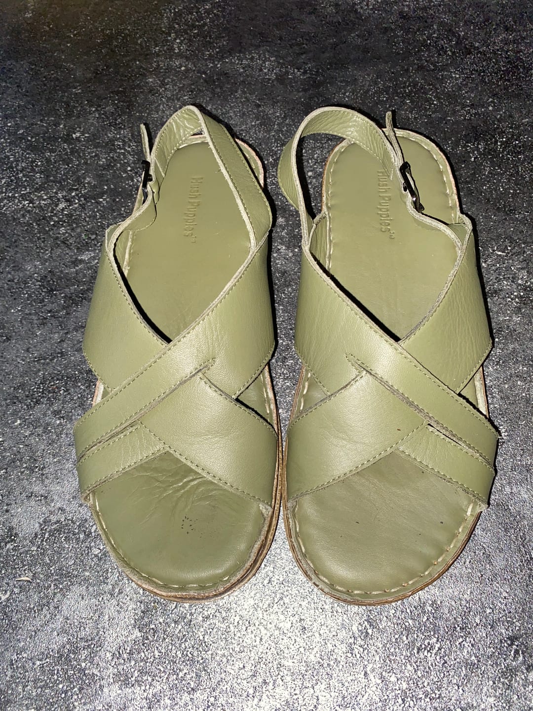 Customer photo review of Fossil Elena Crossover Wedges